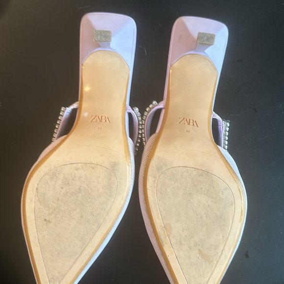 ZARA lilac kitten heel size 40 - Picture 4 of 9